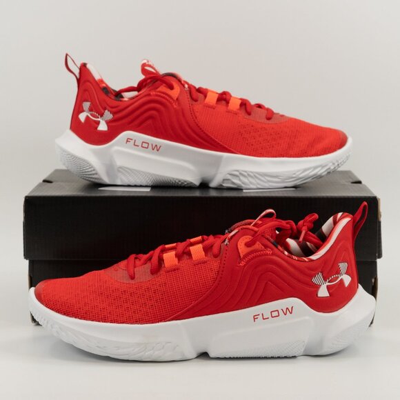 Under Armour Flow FUTR X 2 'Red White' 3025938-600 Basketball Multi Size - Picture 8 of 12